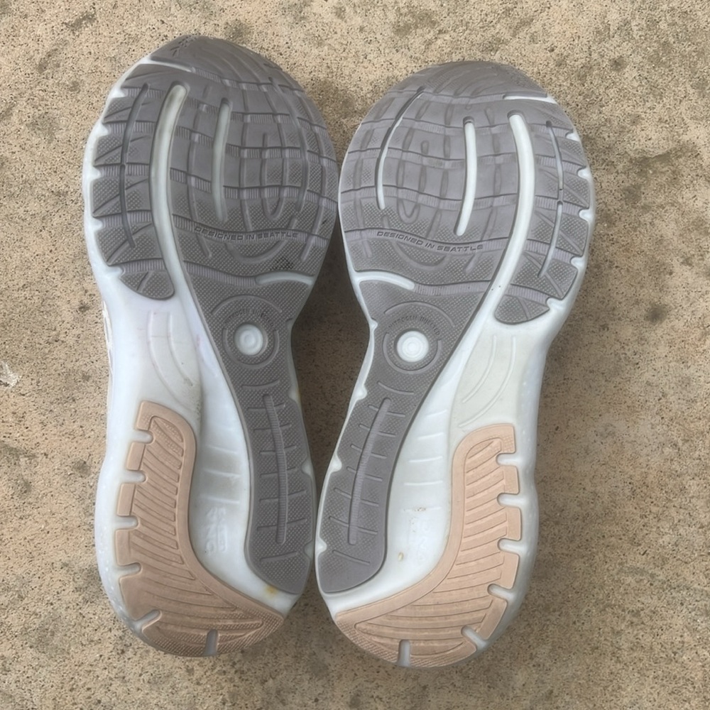 Brooks Glycerin 20 Women's Running Sneaker Cream Pink Lilac Size 9.5 B Med - Picture 9 of 12